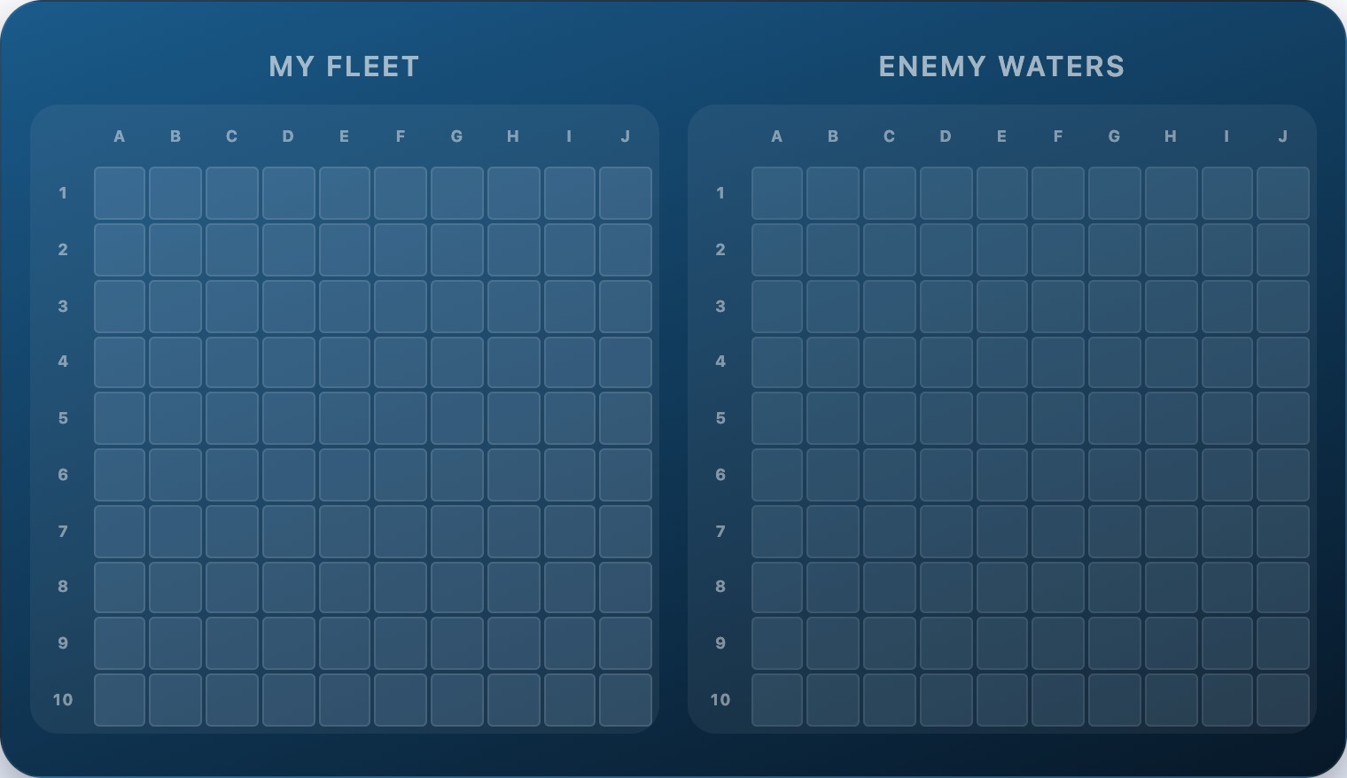 A 10×10 battleship grid showing the full checkerboard hunt pattern with all 50 cells of one colour marked as the target set