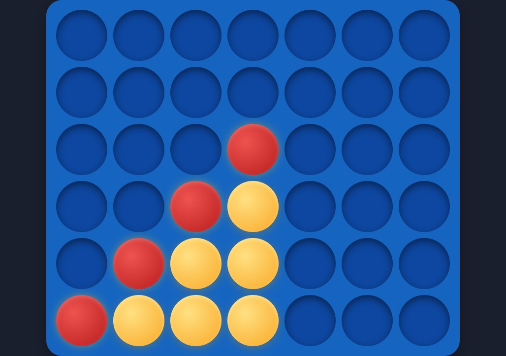 Diagonaler Sieg — aufsteigend