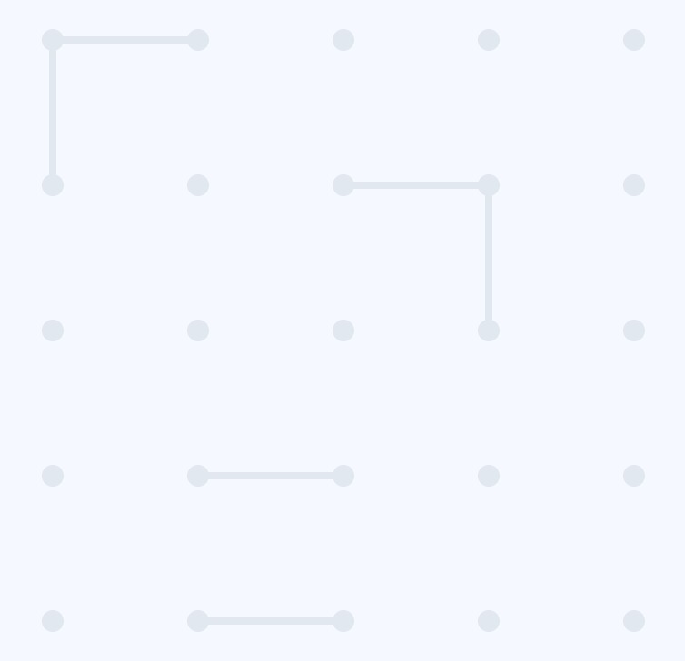 Siatka 4×4 pokazująca dwa pola z dwoma bokami każde; bezpieczne linie są daleko od tych pól