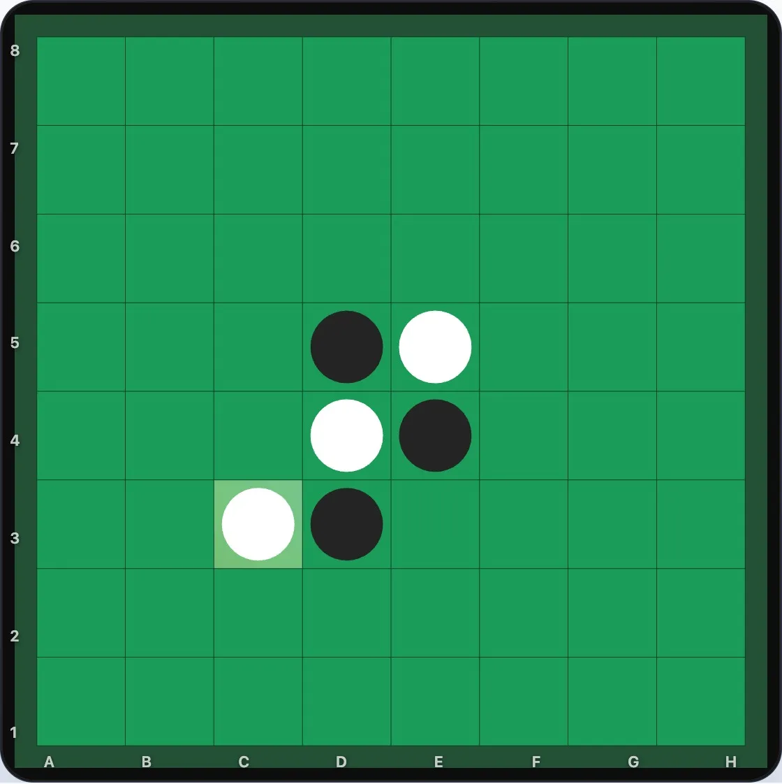 Resposta no Othello
